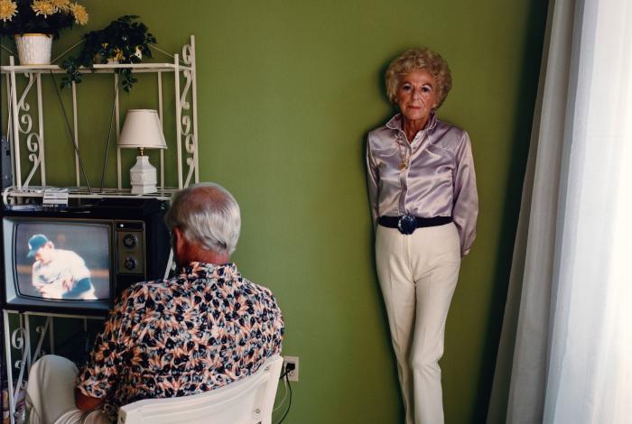Larry Sultan (1946–2009). "My Mother Posing for Me," 1984. Chromogenic print; printed prior to 1990. Edition 1 of 25.